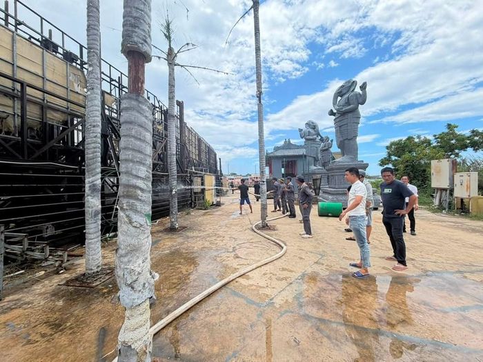 Sự cố xảy ra tại khu vực sân khấu thuộc Đảo Ký Ức Hội An