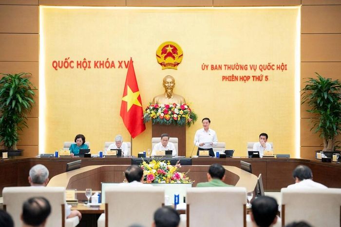 Ủy ban Thường vụ Quốc hội cho ý kiến về dự án Bộ luật Hình sự (sửa đổi), ngày 18.8.2026. Ảnh: Quochoi.vn