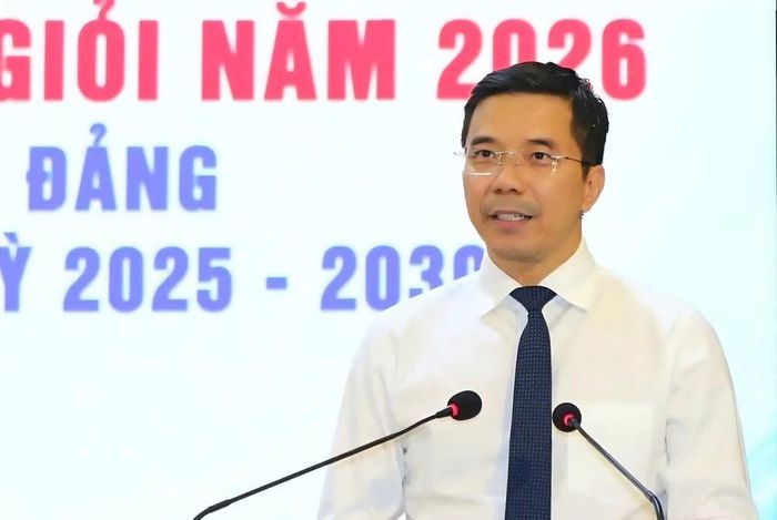 Phó Bí thư Thường trực Tỉnh ủy Thanh Hóa Nguyễn Hồng Phong phát biểu chào mừng Hội thi. Ảnh: Quốc Hương