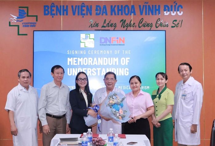DNFIN ký kết MOU với Bệnh viện Đa khoa Vĩnh Đức, thúc đẩy phát triển du lịch y tế và hệ sinh thái chăm sóc sức khỏe tại Đà Nẵng