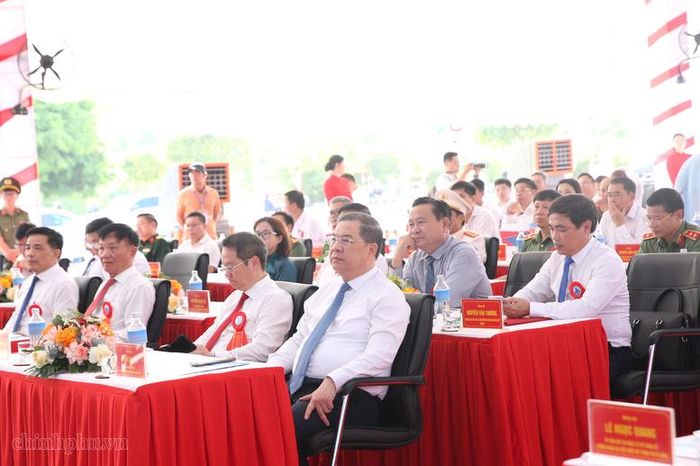 Phó Thủ tướng Thường trực Chính phủ Phạm Gia Túc dự Lễ khởi công Dự án - Ảnh: chinhphu.vn/Nguyễn Hoàng