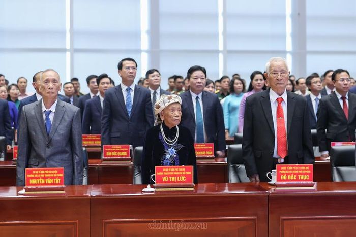 Các đại biểu dự buổi lễ - Ảnh: chinhphu.vn/Nhật Bắc