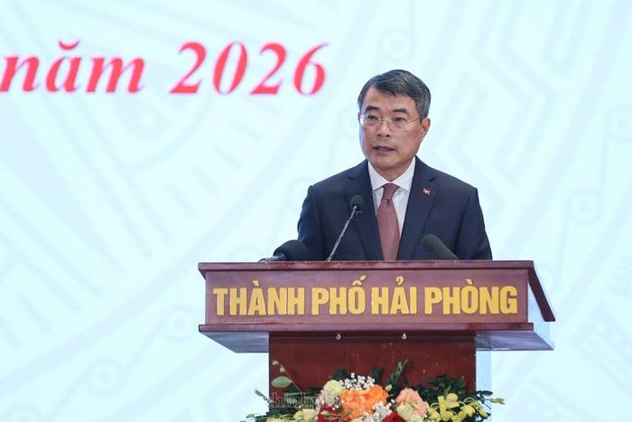 Thủ tướng Lê Minh Hưng phát biểu tại sự kiện - Ảnh: chinhphu.vn/Nhật Bắc