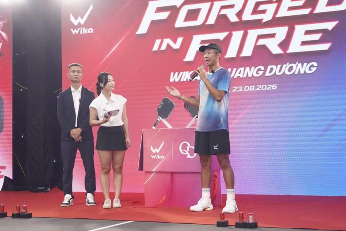 Quang Dương chia sẻ trong sự kiện Forged in Fire.