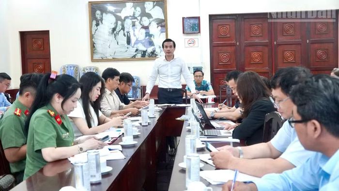 Ông Nguyễn Nam Nhân, Phó Giám đốc Sở Văn hóa và Thể thao Thành phố Hồ Chí Minh phát biểu.