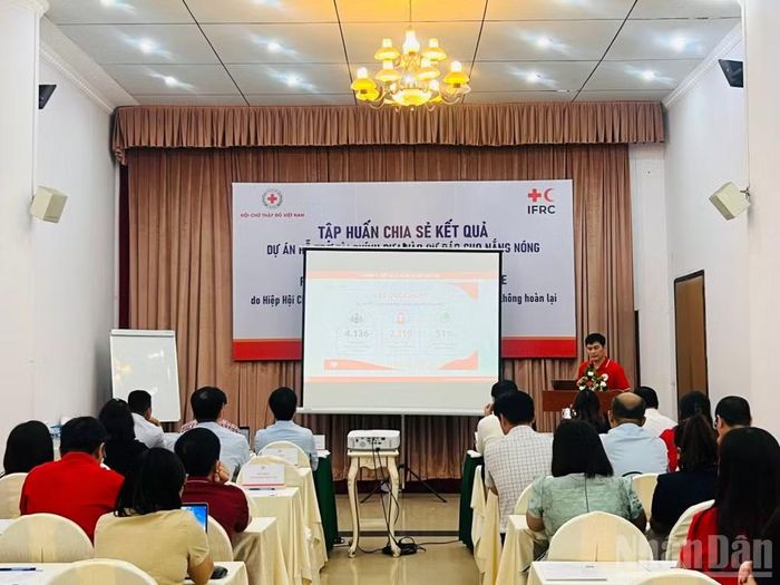 Toàn cảnh chương trình tập huấn.