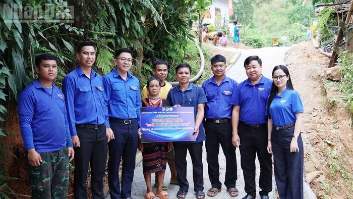 Nhiều công trình thanh niên góp phần thay đổi diện mạo nông thôn. (Ảnh: THANH TÂM)