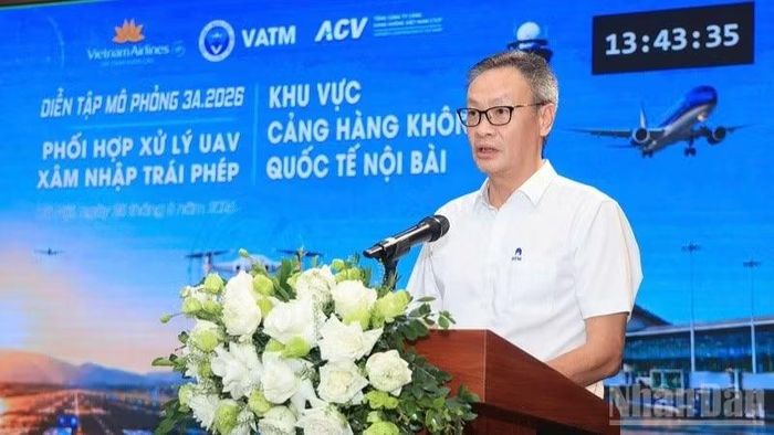  Ô﻿ng Nguyễn Mạnh Kiên, Phó Tổng Giám đốc VATM. (Ảnh: NGỌC HẢI) 