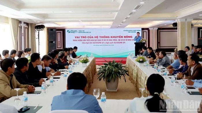 Quang cảnh chương trình tập huấn. (Ảnh: MAI VĂN BẢO)
