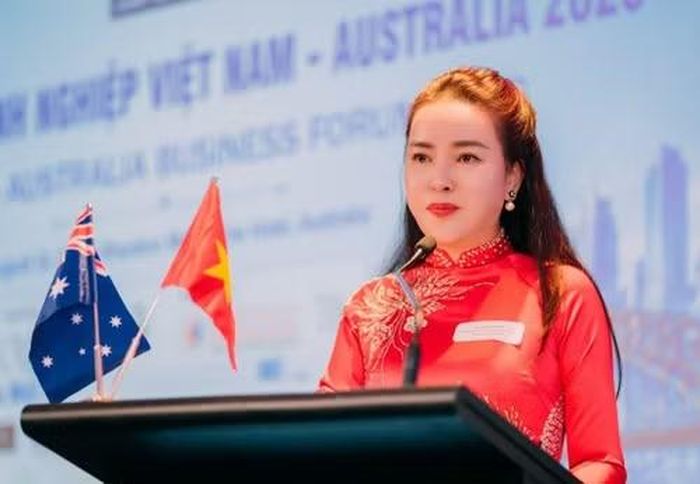 Bà Nguyễn Thị Hà, Phó Chủ tịch Hiệp hội doanh nghiệp tỉnh Lâm Đồng. (Ảnh: Ban tổ chức)