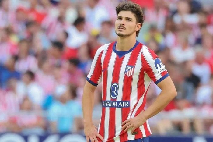 Julian Alvarez trong trận hòa 2-2 giữa Atletico Madrid và Villarreal. Ảnh: Getty