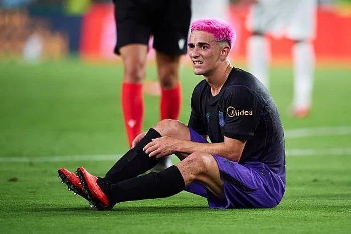 Barca thở phào với chấn thương của Gavi. Ảnh: Getty 