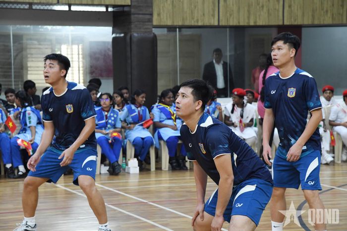  Trận đấu diễn ra hấp dẫn với nhiều pha bóng đẹp.
