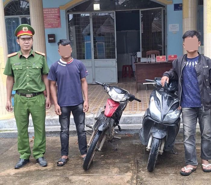 Công an xã Phước Trà xử lý 2 trường hợp vi phạm pháp luật về TTATGT.