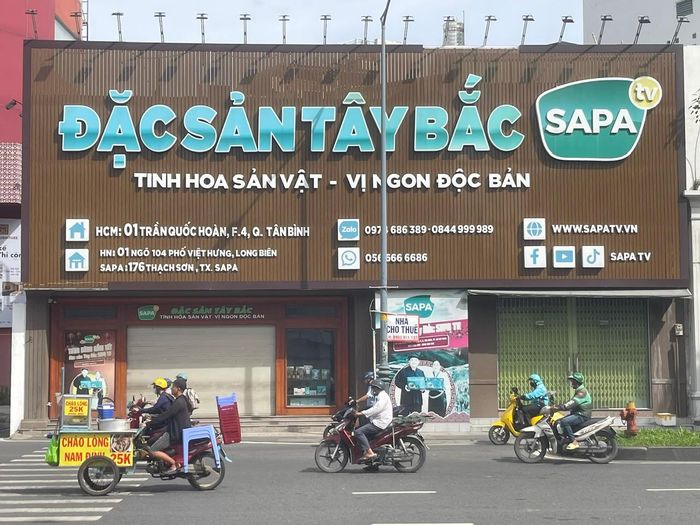  Cửa hàng Đặc sản Tây Bắc - Sapa TV tại TPHCM. Ảnh: GIAO LINH 