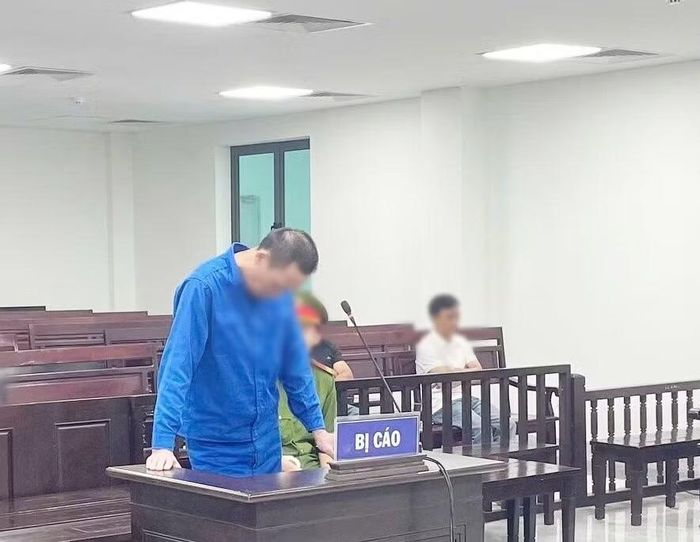 Đặng Văn Khởi tại phiên xét xử. Ảnh: Mạnh Chi