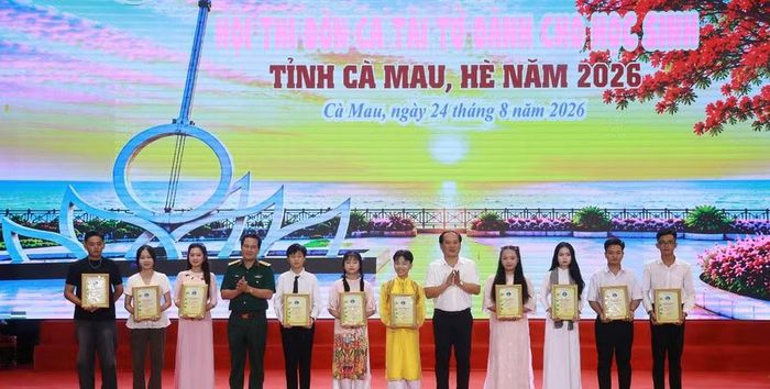 Thí sinh được trao giải B tiết mục.