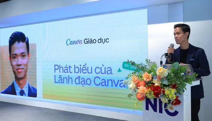 ông Lâm Trung Quân - Giám đốc quốc gia Canva Việt Nam chia sẻ.