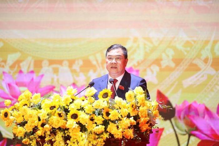 Ông Phạm Gia Túc, Ủy viên Bộ Chính trị, Phó Thủ tướng Thường trực Chính phủ phát biểu tại buổi lễ. Ảnh: Công an Đà Nẵng
