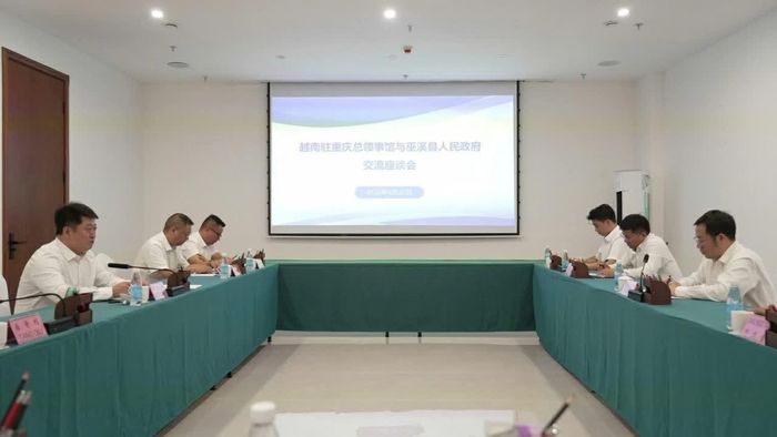 Quang cảnh tọa đàm. (Nguồn: Tổng Lãnh sự quán Việt Nam tại Trùng Khánh)
