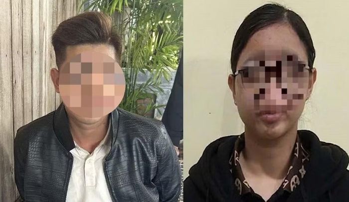 Lê Thế Anh và Võ Thị Như Phượng bị Công an phường Xuân Hương - Đà Lạt bắt giữ. Ảnh: CACC