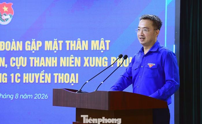 Anh Nguyễn Tường Lâm phát biểu tại chương trình. Ảnh: Xuân Tùng