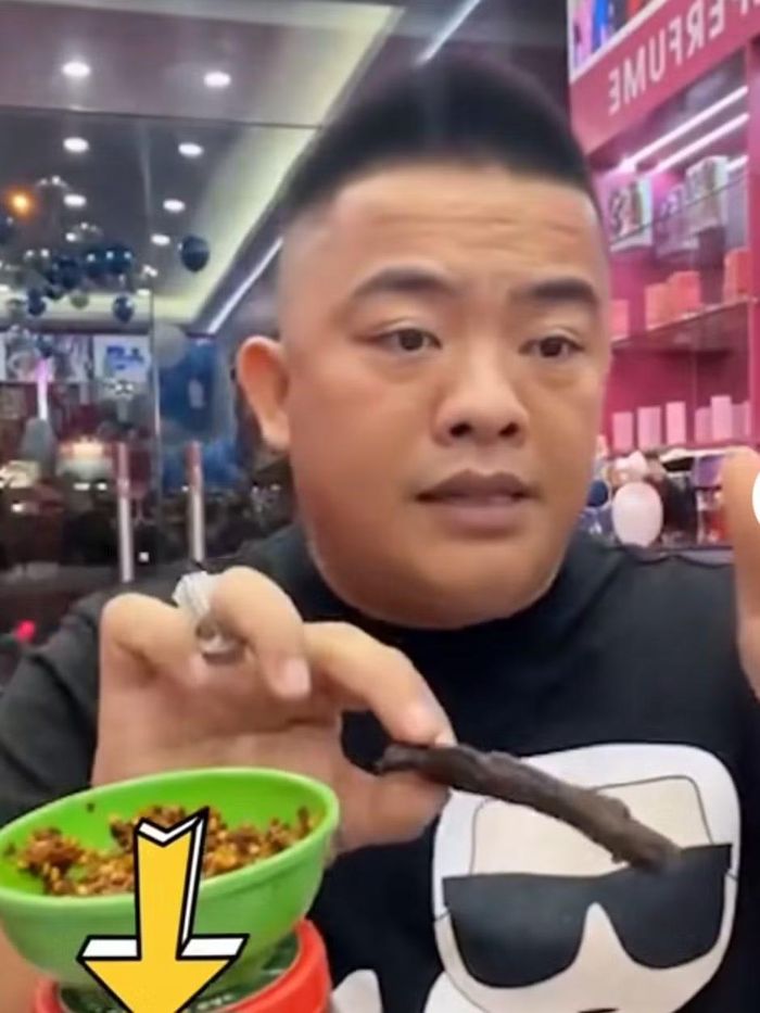 Những hình ảnh Hải Sa Pa rao bán thịt trâu trên mạng xã hội. Ảnh: Cắt từ video.