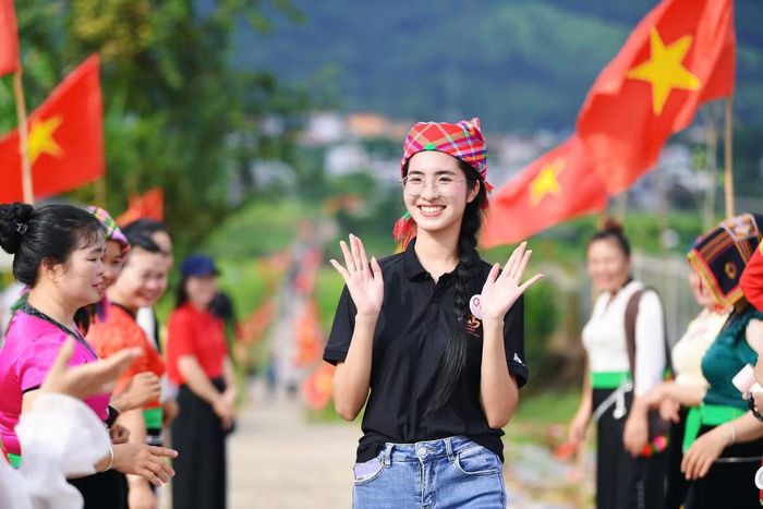 Với Hoa khôi Đại học Ngoại Thương - Lê Phương Nghi, những trải nghiệm ở Lai Châu cho cô nhiều kỷ niệm đáng nhớ.