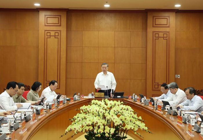 Quang cảnh buổi làm việc. Ảnh: TTXVN.