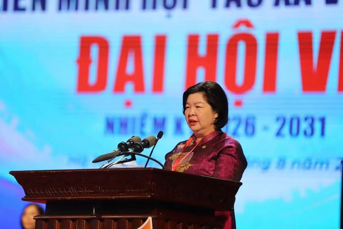 Bà Cao Xuân Thu Vân - tái đắc cử Chủ tịch Liên minh HTX Việt Nam khóa VII, nhiệm kỳ 2026-2031.