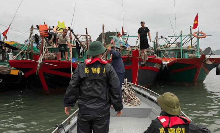 Tỉnh Quảng Ninh yêu cầu, các lực lượng chức năng chủ động triển khai các phương án cho mọi tình huống thời tiết, không được lơ là, chủ quan (Ảnh: BĐBP Quảng Ninh).