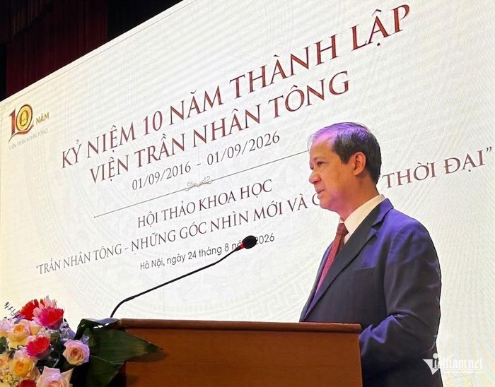 Phó Giáo sư, Tiến sĩ Nguyễn Kim Sơn - Chủ tịch Hội đồng Định hướng, hỗ trợ phát triển Viện Trần Nhân Tông. Ảnh: Bình Minh