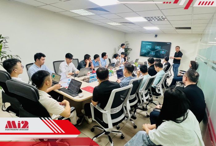 Toàn cảnh buổi hội thảo tại văn phòng công ty Mi2 Hà Nội