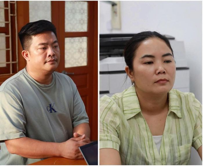 Vũ Hoàng Hải và vợ là Bùi Thị Kim Tuyên bị khởi tố. Ảnh: Bộ Công an