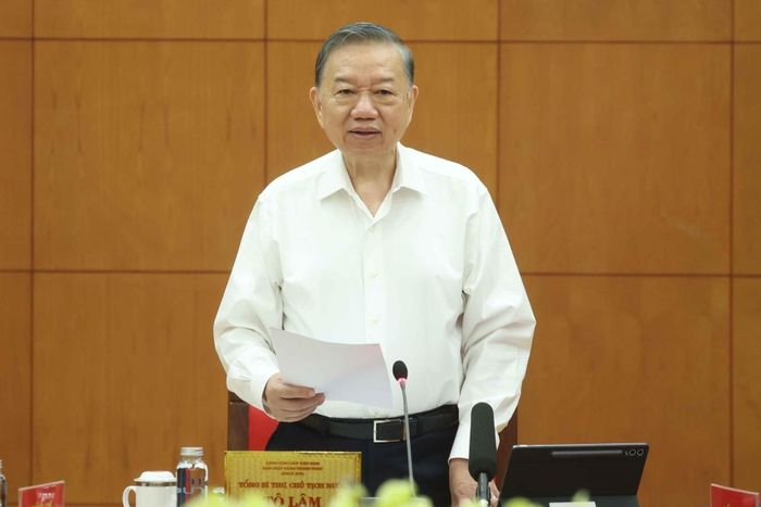 Tổng Bí thư, Chủ tịch nước Tô Lâm phát biểu. Ảnh: TTXVN