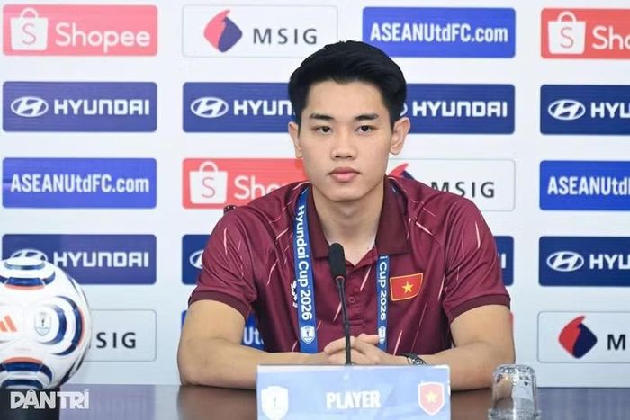 Đình Bắc khẳng định mong muốn được cùng tuyển Việt Nam vô địch ASEAN Cup 2026 (Ảnh: Mạnh Quân).