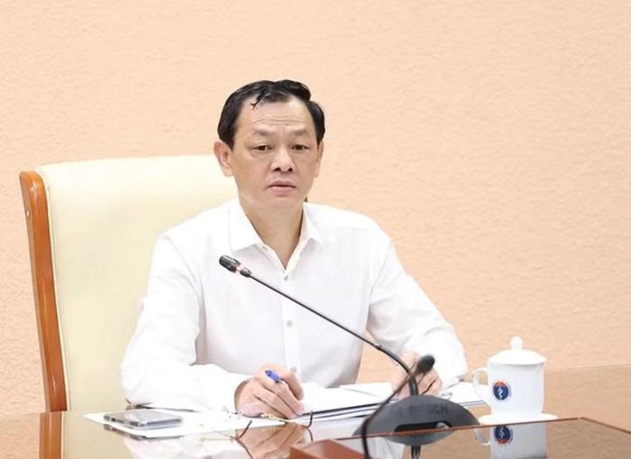 Thứ trưởng Bộ Y tế Nguyễn Tri Thức. (Ảnh: T.M/Vietnam+)