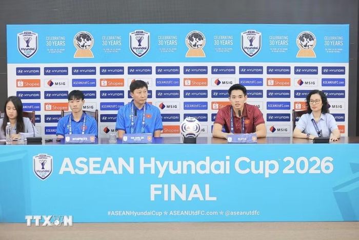 Quang cảnh Họp báo. (Ảnh: Minh Quyết/TTXVN)