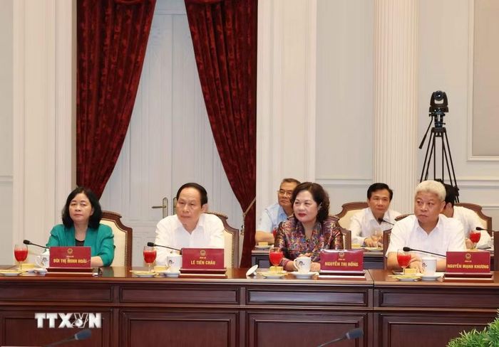 Các đại biểu tham dự. (Ảnh: Thống Nhất/TTXVN)