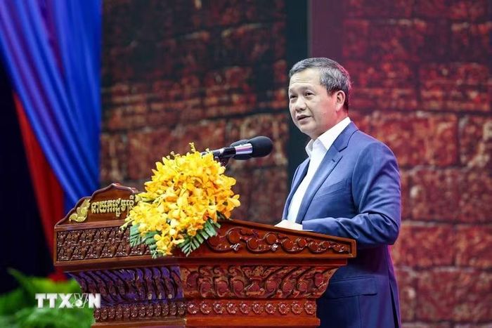 Thủ tướng Campuchia Hun Manet. (Ảnh: THX/TTXVN)