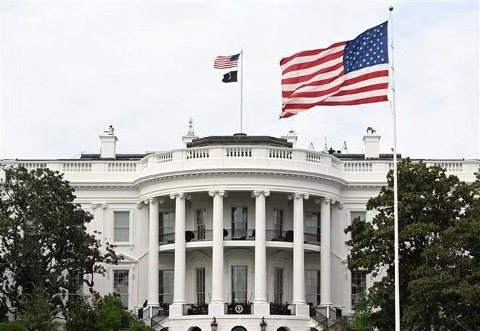 Quang cảnh bên ngoài Nhà Trắng ở thủ đô Washington DC., Mỹ. Ảnh: THX/TTXVN