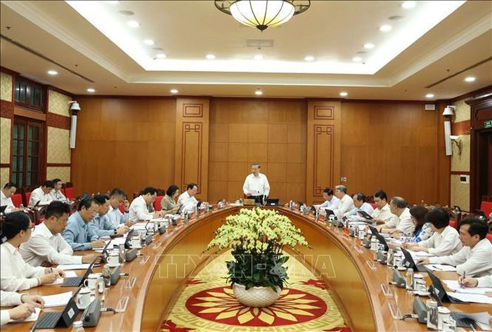 Tổng Bí thư, Chủ tịch nước Tô Lâm phát biểu chỉ đạo. Ảnh: Thống Nhất/TTXVN