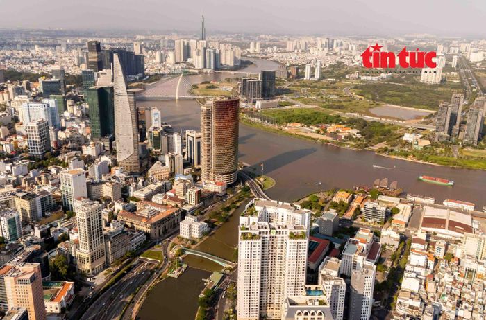 Khu vực trung tâm TP Hồ Chí Minh. Ảnh: An Hiếu/Báo Tin tức và Dân tộc