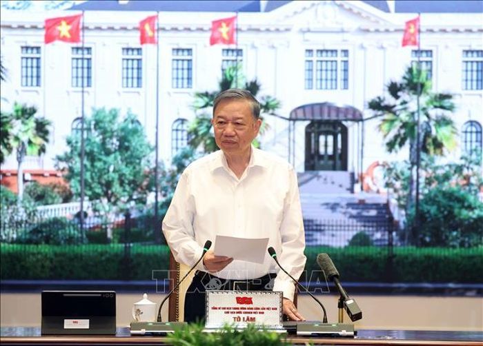 Tổng Bí thư, Chủ tịch nước Tô Lâm phát biểu chỉ đạo. Ảnh: Thống Nhất/TTXVN