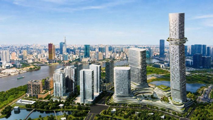 TP Hồ Chí Minh đã có quy mô của một siêu đô thị nhưng để đạt tầm vóc khu vực cần biến lợi thế địa giới thành năng lực liên kết và chất lượng sống (ảnh phối cảnh).