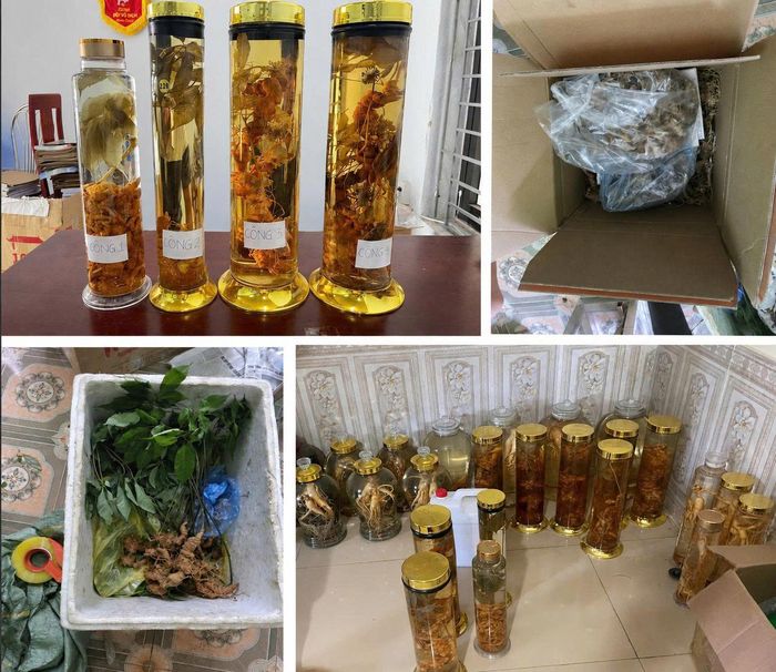Tang vật liên quan đến vụ án. Ảnh: Bộ Công an.