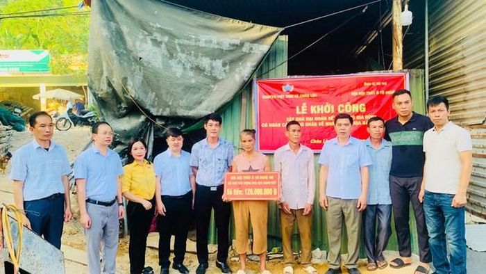 Lễ khởi công nhà Đại đoàn kết cho các hộ gia đình hoàn cảnh khó khăn xã Châu Lộc.
