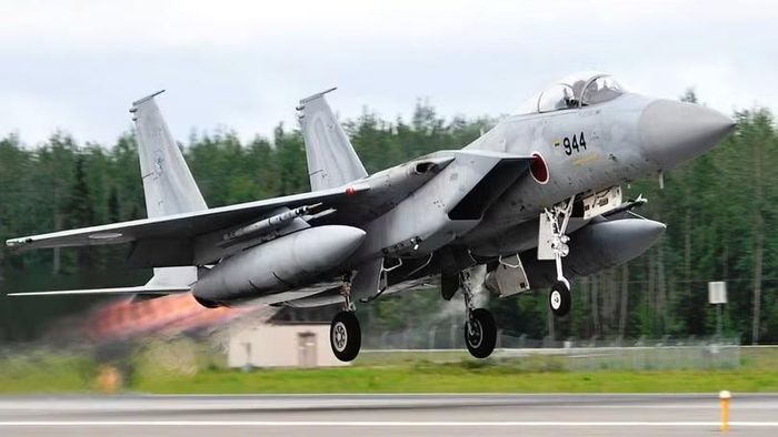 Máy bay chiến đấu F-15J trong biên chế của Nhật Bản. Ảnh: MW.