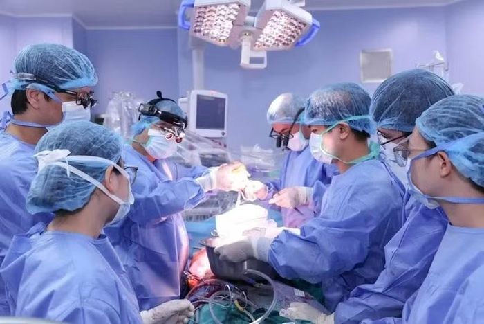 Ca ghép tim thứ 2 trong vòng 3 ngày cho một bệnh nhân. Ảnh: Lan Hương.