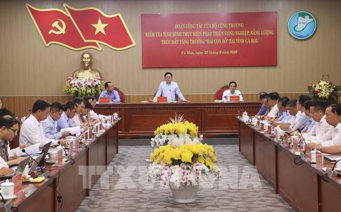 Quang cảnh buổi làm việc. Ảnh: Tuấn Phi - TTXVN